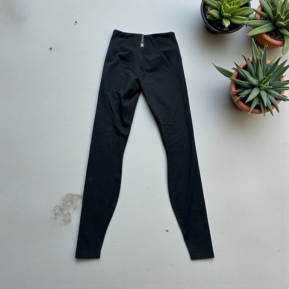 SAVAGE X FENTY Sport Black Tights Leggings Size XS (0-2) - Picture 1 of 7